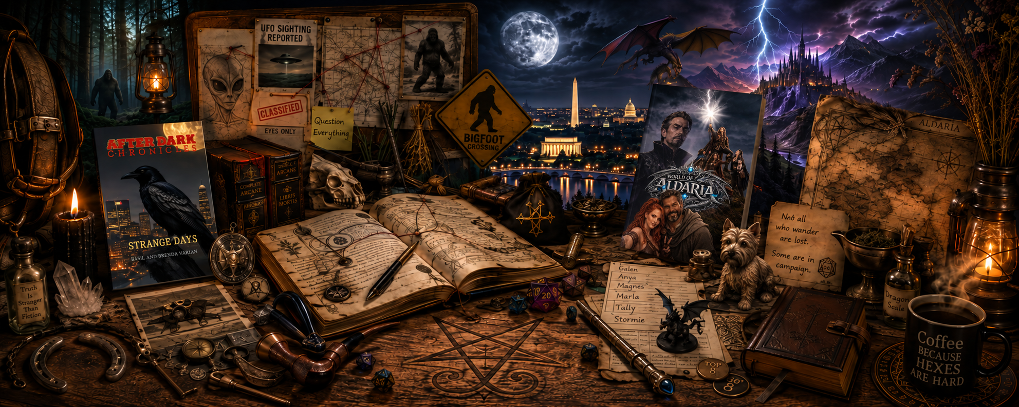 Brenda's personal website banner